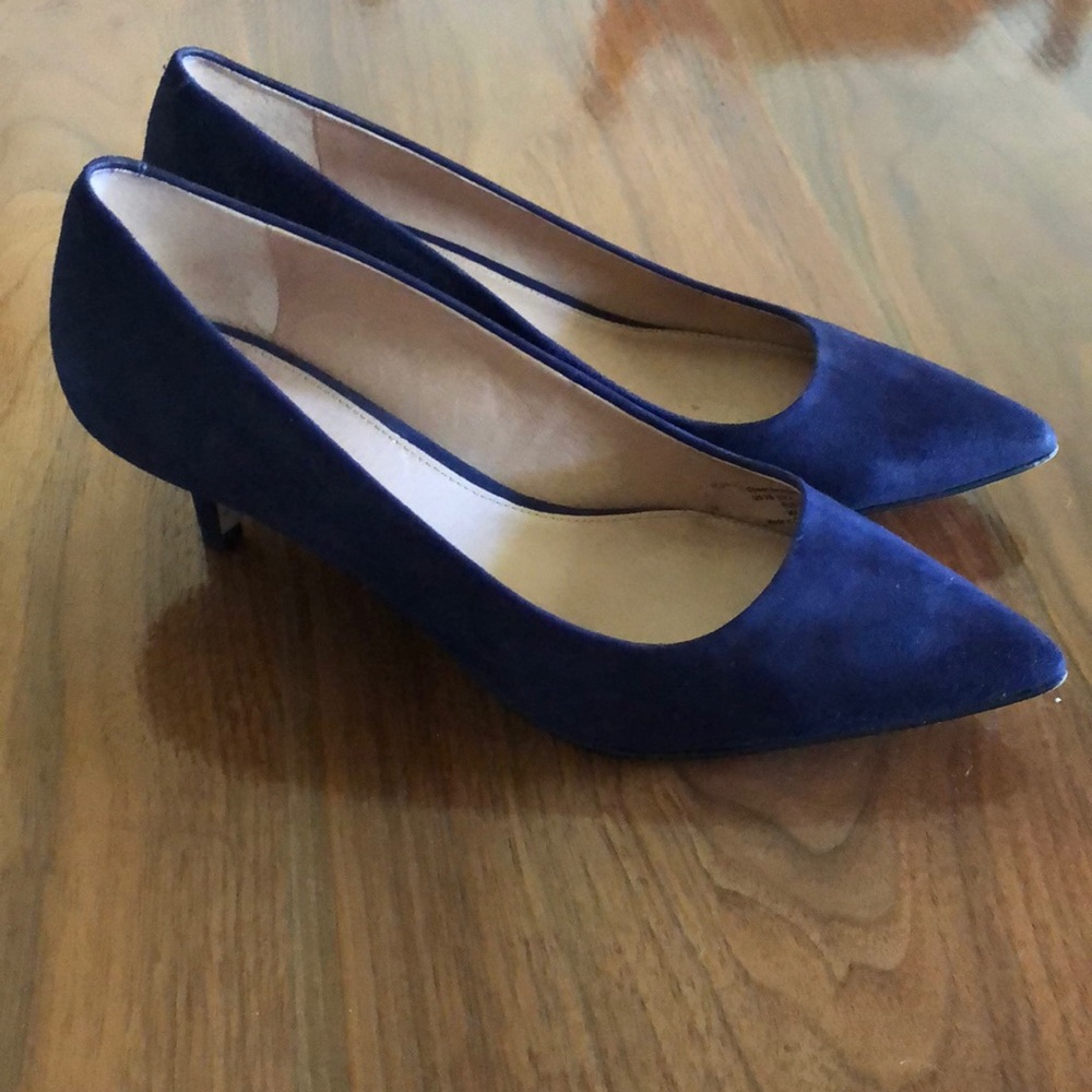 Navy Suede 206 Collective heels